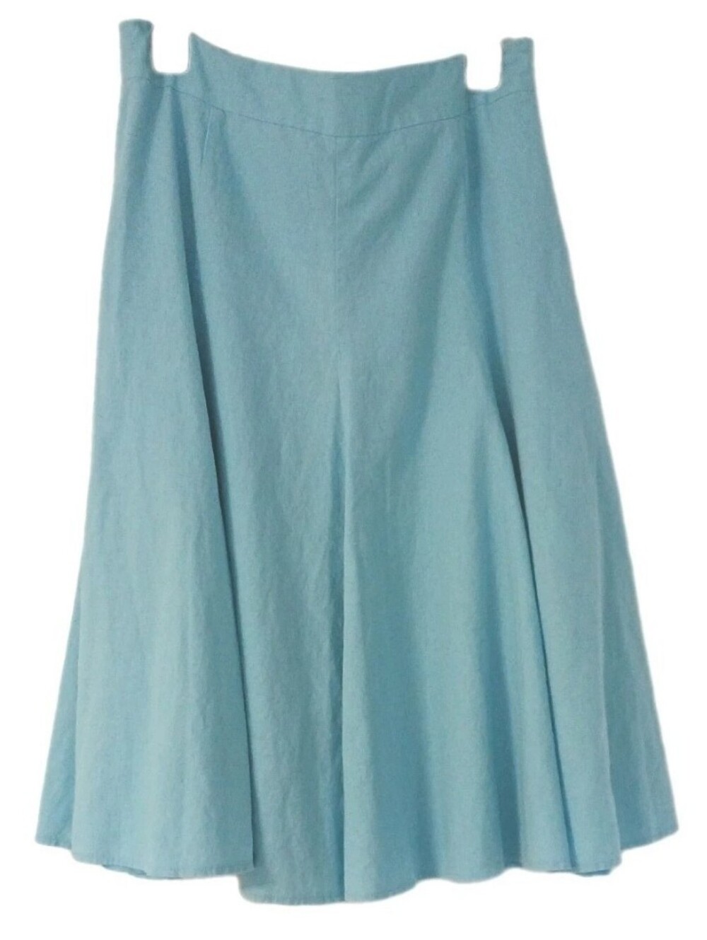 Sheri Martin NY Size 14 Panel Skirt Robins Egg Blue Lined Below Knees